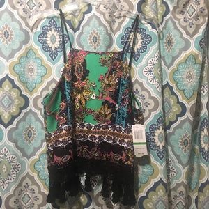 Gianna Bini Fringe Tank NWT